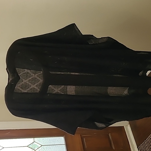 Universal Thread Black Semi-sheer Cover-Up One Size Fits Most - Picture 2 of 6